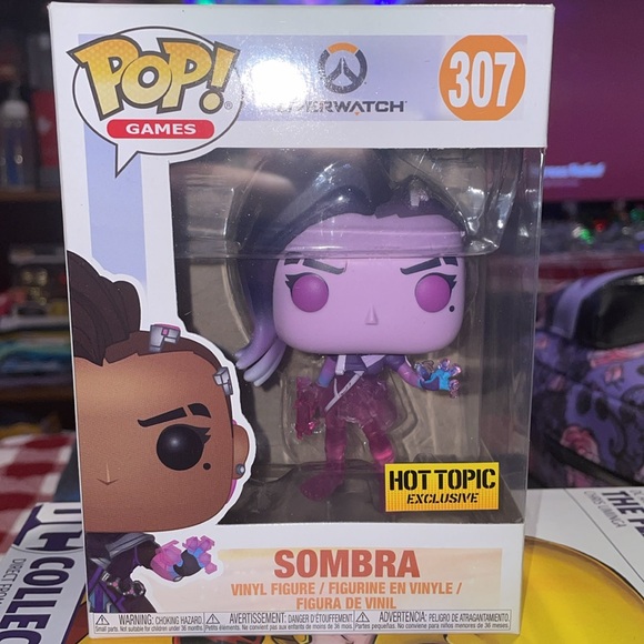 Funko Pop! Vinyl: Overwatch - Sombra - Hot Topic (HT) (Exclusive) #307 - Picture 2 of 3